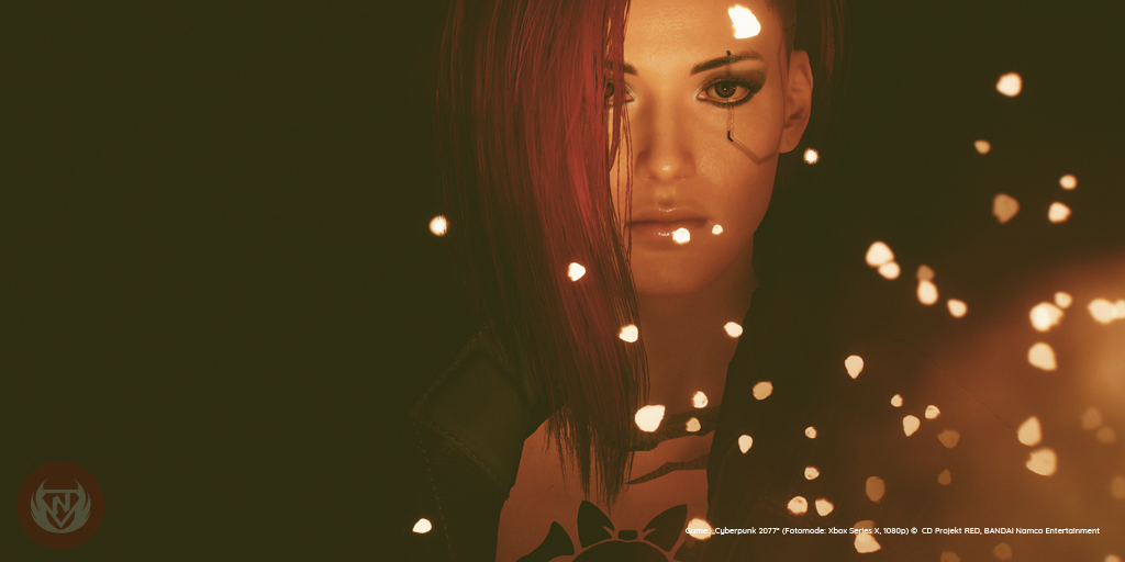 Screenshot Cyberpunk 2077 (Fotomode: Xbox Series X, 1080p) - Weibliche V Portrait